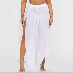 Fashion nova Tropical Getaway Cover Up Slit Pants